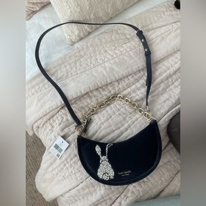Kate Spade purse with bunny embroidery
